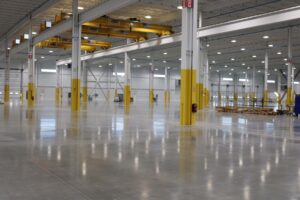 Photo of the manufacturing floor inside the all-new Excellerate Little Chute, Wisconsin location.