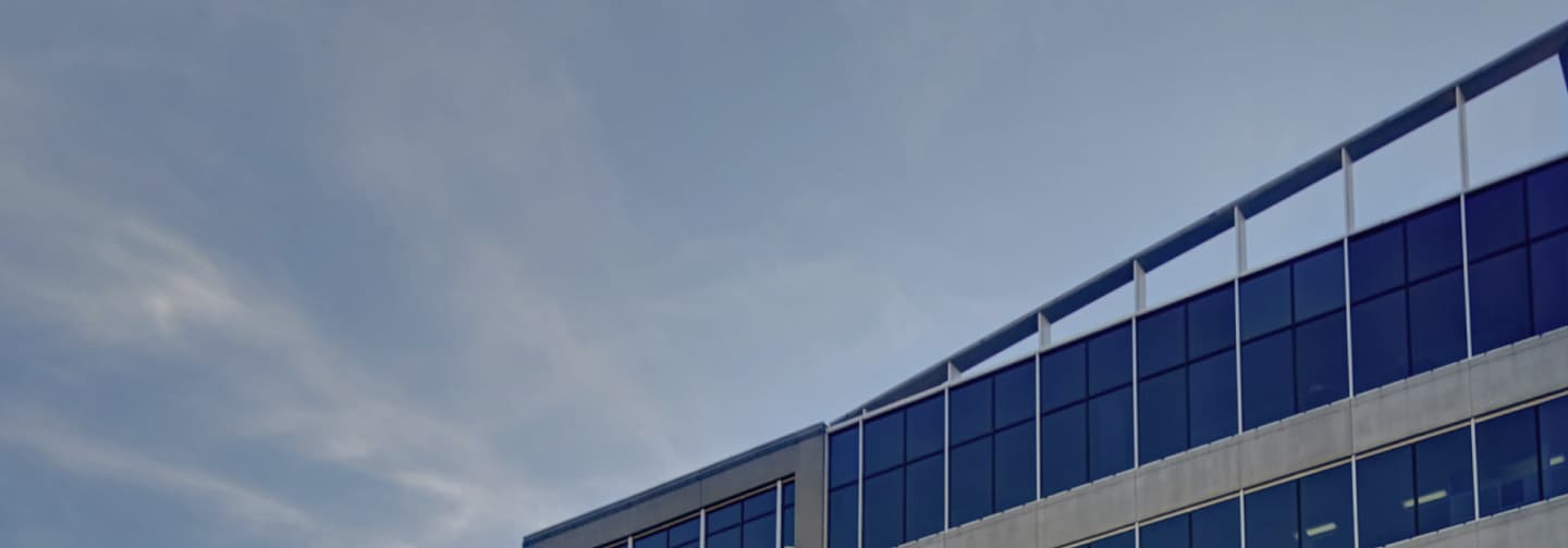Top of One Menasha Center building
