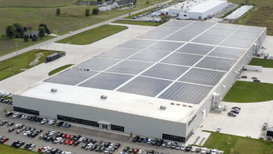 Excellerate solar rooftop in Little Chute, WI