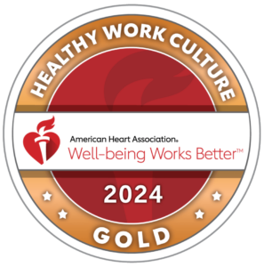 American Heart Association's Healthy Work Culture 2024 Gold Badge logo