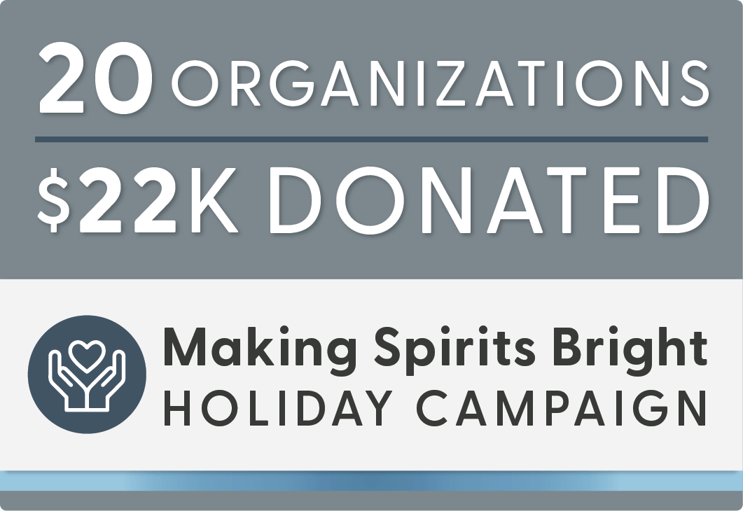 FTI donated $22,000 to 20 organizations for their 2024 Holiday Giving Campaign