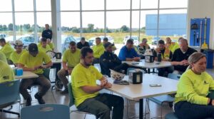 FTI Team Members in Little Chute, WI participate in nationwide safety stand-down for Construction Suicide Prevention Week